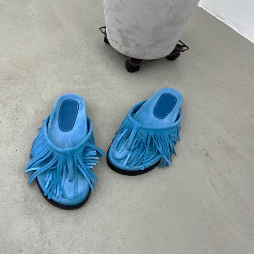 Fringe.sandal(made정싸롱)BLUE